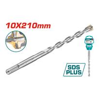 Grąžtas betonui SDS plus cross TOTAL, TCT, 10x210mm, TAC311003C