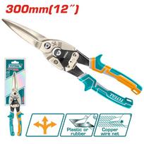 Žirklės TOTAL, plastikui, gumai, žalvariniai vielai iki 0,5 mm, THT525106