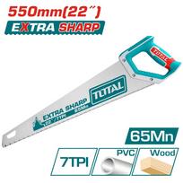 Pjūklas TOTAL, medžiui, 0.9 mm, 7TPI, 550 mm, THT55226