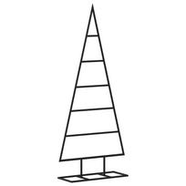 vidaXL Metalinė Kalėdų eglutė, juodos spalvos, 90 cm