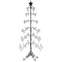 vidaXL Metalinė Kalėdų eglutė, juodos spalvos, 180 cm