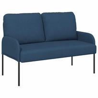 vidaXL Sofos su pagalve 110cm Mėlyna fanera