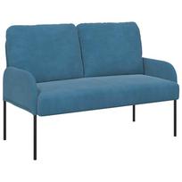 vidaXL Sofos su pagalve 110cm Mėlyna fanera