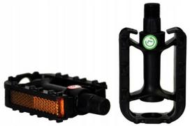 Vaikiškos dviračio pedalų platformos 12-14" ratams, 9/16" sriegis, juodos
