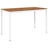 vidaXL Sodo Baro Stalas NAARDEN Natūrali ir Balta 180 x 88,5 x 105 cm