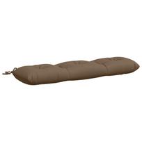 vidaXL Suoliuko pagalvė VIANEN 100% poliesteris Taupe 110 x 30 x 12 cm