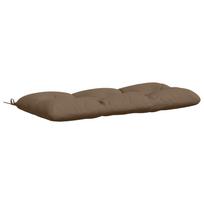 vidaXL Suoliuko pagalvė VIANEN 100% poliesteris Taupe 100 x 50 x 12 cm
