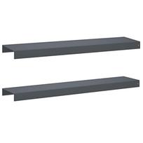 vidaXL Sodo apvadų dengiamasis profilis 2 vnt. 100 x 20 x 5 cm Plienas