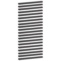 vidaXL Sodo apvadų dengiamasis profilis 20 vnt. 100 x 6 x 5 cm Plienas