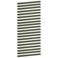 vidaXL Sodo apvadų dengiamasis profilis 20 vnt. 100 x 6 x 5 cm Plienas