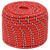 vidaXL Daugiafunkcinė buitinė virvė 12 mm 25 m Raudona PP