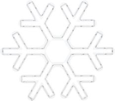Dekoracija Snaigė su LED, AVX000160, D50 cm įvairių spalvų