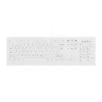 Contour Design Active Key Contour ClassicClean medicininė klaviatūra su nuimamu dangteliu, pilno dydžio, laidinė, balta, CH C8100