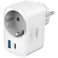 ANSMANN USB Charger HS220 20W USB-C Power Delivery 3.0 Baltas
