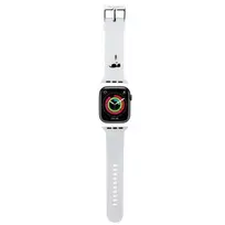 Karl Lagerfeld 3D Rubber Karl Head Apple Watch Strap 42/44/45/49mm White