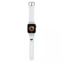 Karl Lagerfeld 3D Rubber Choupette Head Apple Watch Strap 42/44/45/49mm White