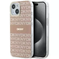 DKNY DKHMP15SHRHSEP Hardcase IML Mono & Stripe MagSafe, skirta iPhone 15/14/13 6,1 inch Rožinė