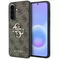 Guess Leather 4G Metal Logo Dėklas Samsung Galaxy A37 5G - Ruda