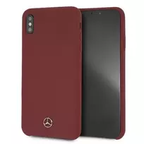 Mercedes-Benz MEHCI65SILRE Silicone Hard Case, skirta Apple iPhone Xs Max, raudona