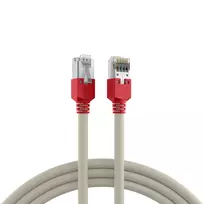 EFB-Elektronik RJ45 Patch Cable Cat.5e F/UTP LSZH Draka UC300 TM11rt Crossover Grey 15m