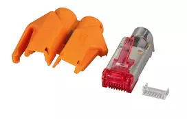 EFB Elektronik RJ45 Hirose TM21 Kištukas STP Cat.6 Oranžinis 50 Vnt.