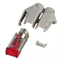 EFB RJ45-Hirose Connector STP, TM21 Grey, 100 Pieces, 3 Elements, Cat. 6