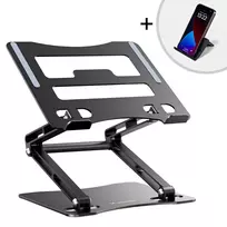 Wozinsky Laptop Stand Black + Phone Stand