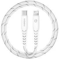 ENERGEA Nyloflex USB-C to Lightning Cable 1.5m White MFI