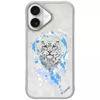 Nimmy Pantera MagSafe dėklas, skirtas Apple iPhone 16 – šviesiai pilkas