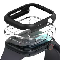 RINGKE SLIM 2-PACK APPLE WATCH 10 / 11 (46 MM) CLEAR & MATTE BLACK
