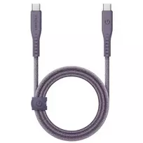 ENERGEA Flow USB-C į USB-C laidas 1,5 m violetinis 240W 5A PD Greitas įkrovimas