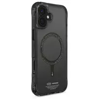SKINARMA Saido Dėklas, skirtas Apple iPhone 16 6.1 colio, Magnetinis Įkrovimas, Juodas