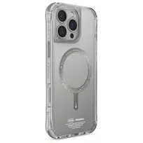 SKINARMA Saido Dėklas, skirtas iPhone 16 Pro Max 6.9 colio, su magnetiniu įkrovimu, titano spalvos