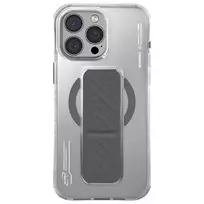Skinarma Axon Dėklas, skirtas iPhone 16 Pro 6.3 col. su magnetiniu įkrovimu ir rankenos stovu Titanium