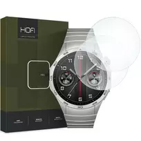 HOFI Glass Pro+ 2-Pack Temperuotas stiklas, skirtas Huawei Watch GT 4 (46 mm) permatomas
