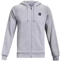 Under Armour vyriškas Rival Fleece FZ gobtuvas šviesiai pilkas 1357111 011