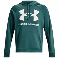 Under Armour vyriškas Rival Fleece Big Logo gobtuvas Marine OD Green