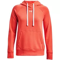 Under Armour moterų Rival Fleece HB gobtuvas oranžinis