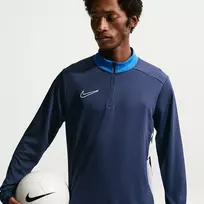 Nike vyriški Dri-FIT Academy 25 Drill marškinėliai ilgomis rankovėmis, tamsiai mėlyni FZ9767 410 XL