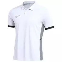 Nike Dri-FIT Academy 25 vyriški trumpų rankovių polo marškinėliai, balti, 2XL