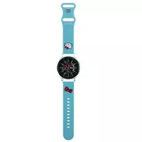 Hello Kitty Universalus silikoninis laikrodžio dirželis Kitty Head mėlynas 22mm