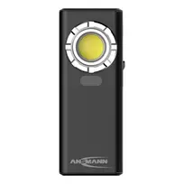 ANSMANN WL1200R įkraunama dirbtuvės lempa, 1200 lm COB LED, 6500K, Li-Ion 4000 mAh, USB-C, Power Bank, IP54, magnetinis pagrindas, kabliukai