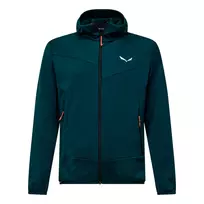 Salewa Puez Altavia PL HD vyriškas žygiavimo vilnonis švarkas - Pond Blue, XL