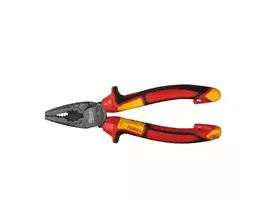 MILWAUKEE VDE kombinuotos replės 180mm 1000V izoliuotos minkšta rankena