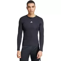 adidas Techfit ilgomis rankovėmis vyriški marškinėliai juodi M dydžio
