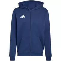 adidas Entrada 26 Full Zip vaikiškas gobtuvas su užtrauktuku, tamsiai mėlynas, 116 cm