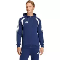 adidas Tiro 26 League pilno užtrauktuko megztinis su gobtuvu vyrams, tamsiai mėlynas, L