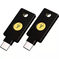 YubiKey 5C NFC apsaugos raktas (juodas/auksinis, 2 vnt.)