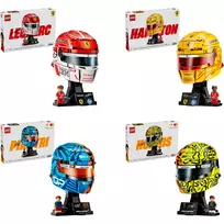 LEGO F1 šalmų rinkinys