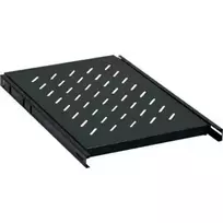 DSIT DS-UH100 ištraukiamoji lentyna 1U 930 mm gylio, 18 kg apkrova, juoda